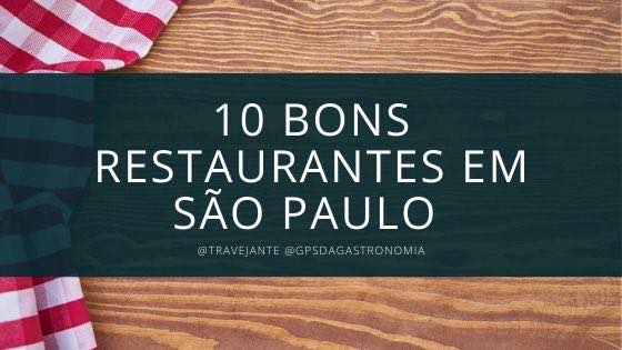 bons restaurantes em São Paulo